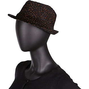 Fuzzy Flocked Fedora