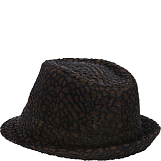Fuzzy Flocked Fedora